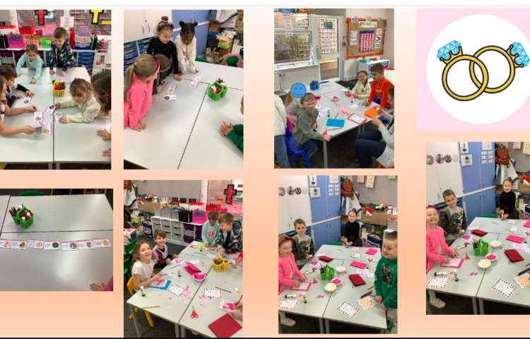 Image of Year 2 have been learning all about their Class Saint today. Saint Valentine's Feast Day is on the 14th February.
